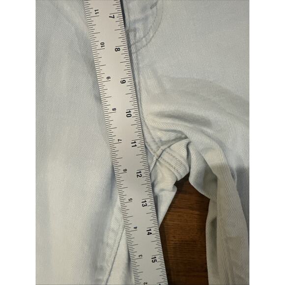 Levi’s Silver Tab Jeans Womens Mom Jean 27/29 Light Wash Lavender Print Flower - Picture 10 of 16